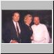 1999 Malibu, CA. E.L., Victoria McMahon and famous chef Wolfgang Puck at Kim and Charles Bronson's wedding.