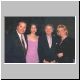 1999 Malibu, CA. E.L., Kim Weeks, Charles Bronson and Victoria McMahon at Kim's and Charles' wedding.